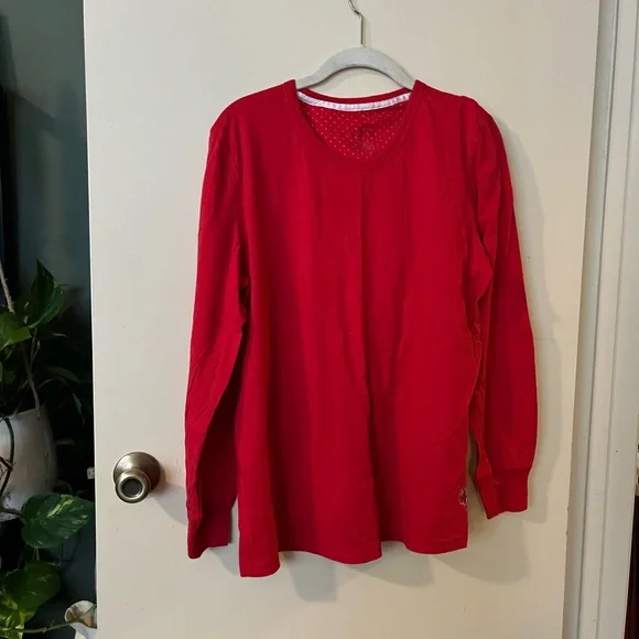 NWOT Nick & Nora Cherry Print Pajama Set - Red and White - Picture 4 of 8